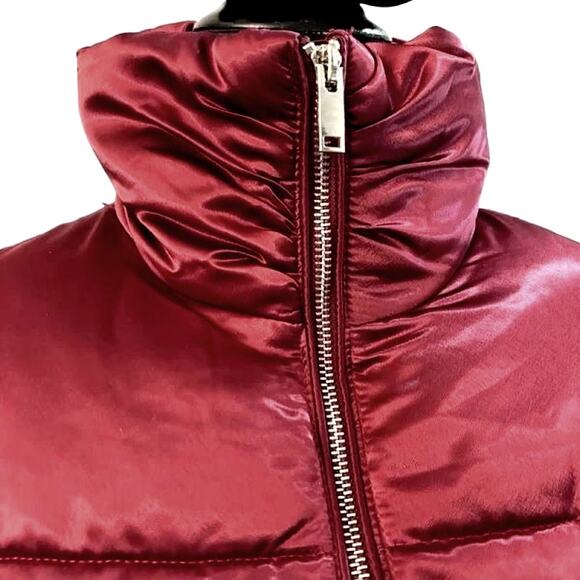 7 FOR ALL MANKIND | Size L (12-14) | Women's Cropped Puffer Jacket | NEW - Picture 8 of 9